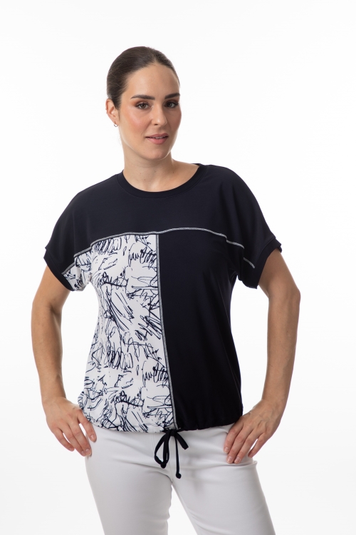 Haut ecriture bali marine